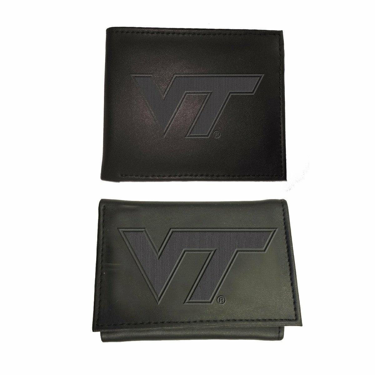 Virginia Tech, Bi-Fold and Tri-Fold Wallet Gift Set, Black, Collegiate, Home