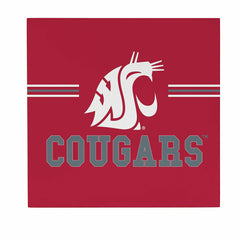 Washington State University Wood Wall Sign, 12x12, Collegiate, Home