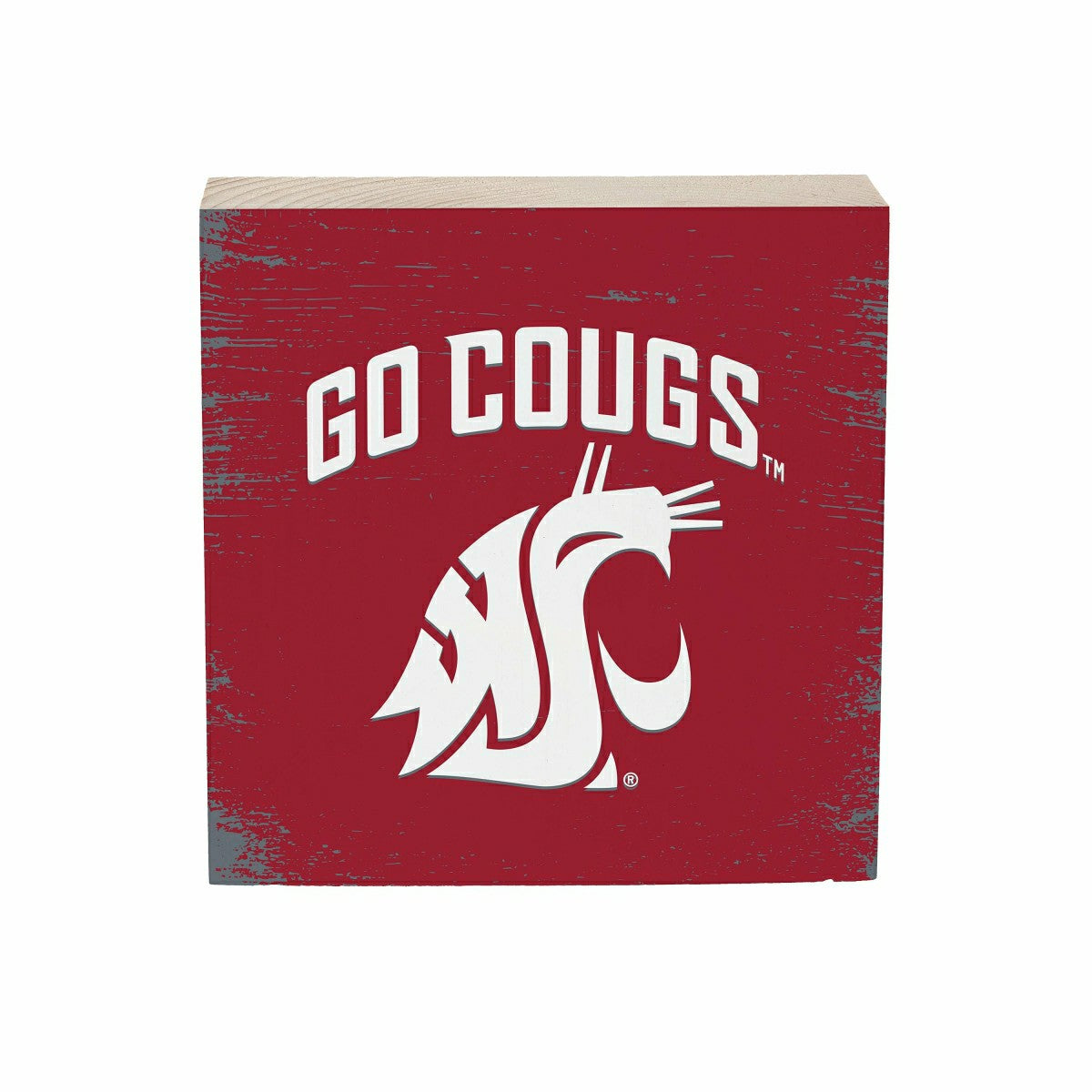 Washington State University Plock, Down Home Fans, 6x6, Collegiate, Home
