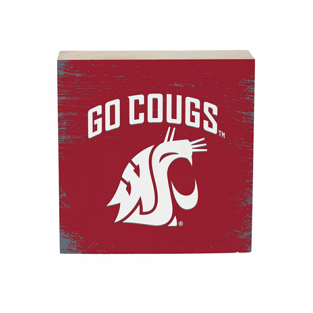 Washington State University Plock, Down Home Fans, 6x6, Collegiate, Home