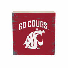 Washington State University Plock, Down Home Fans, 6x6, Collegiate, Home