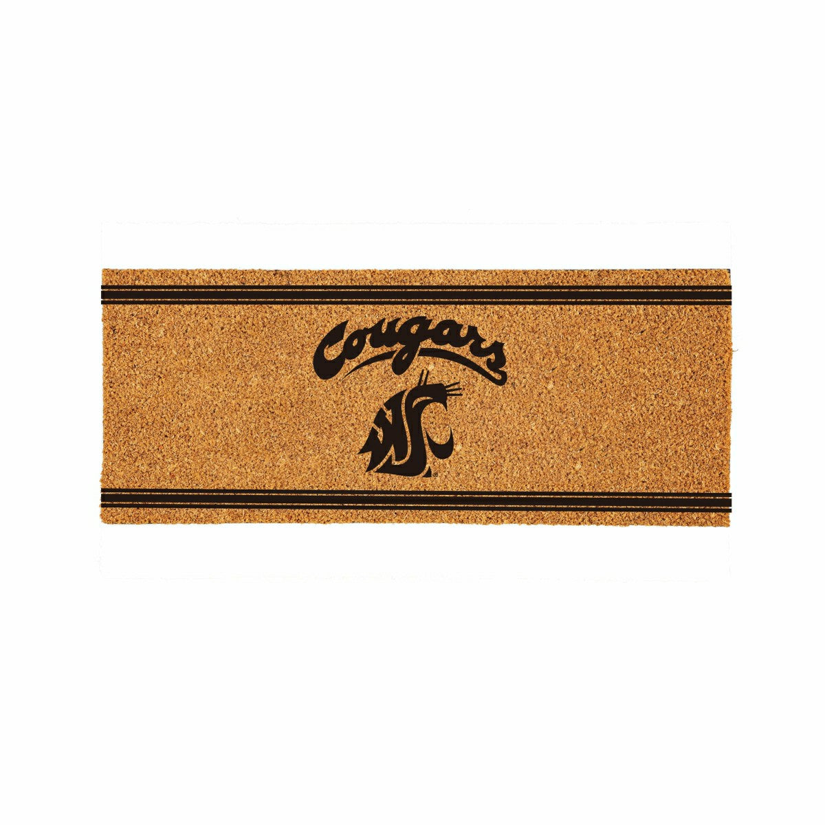 Washington State University Extra Large One Color Coir Mat, 60"x24", Collegiate