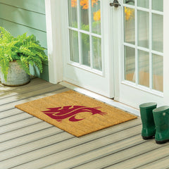 Washington State University Large Full Color Coir Mat, 36"x24", Collegiate