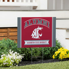 Washington State University Coroplast Yard Sign Alumni, Collegiate, Home