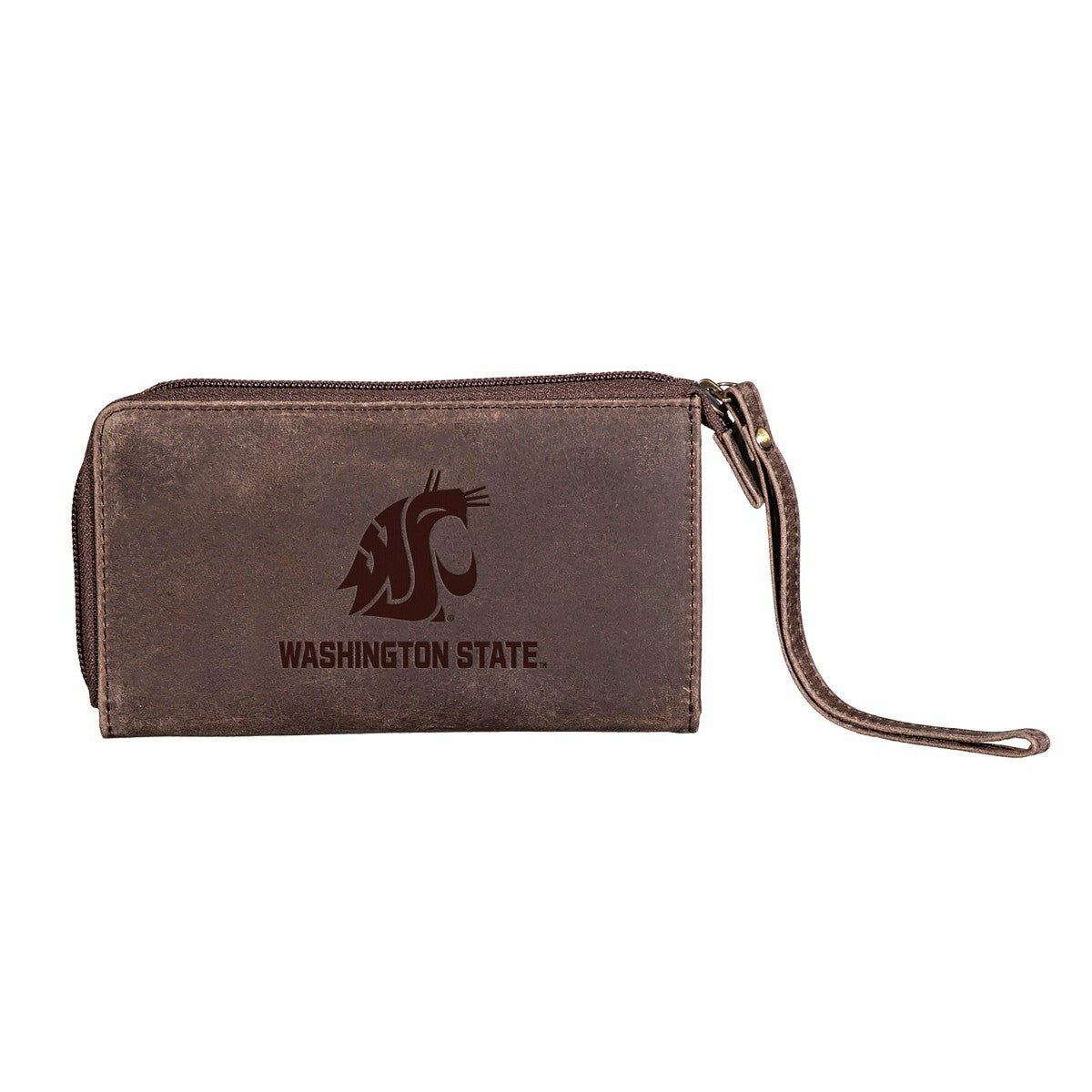 Wristlet Wallet, Brown, Washington State University, Collegiate, Home