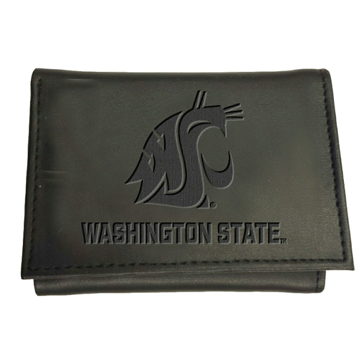 Washington State University, Tri-Fold Wallet, Black, Collegiate, Home