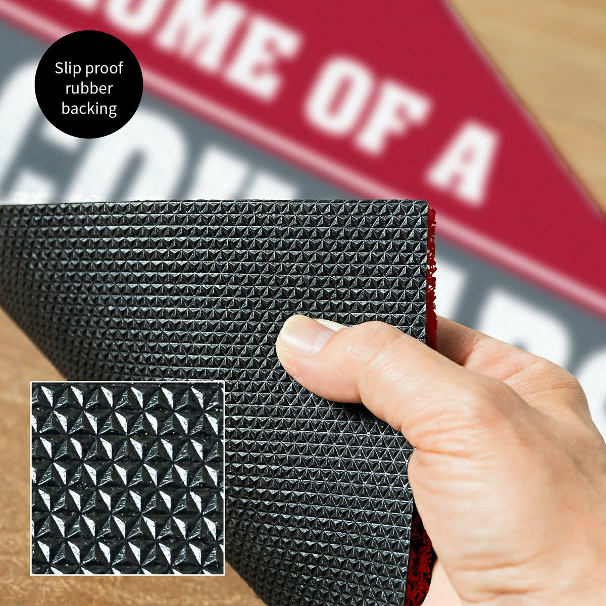Washington State University, PVC Mat COLOR, Home of a Fan, Collegiate