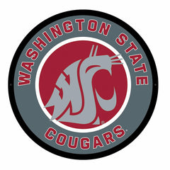 LED Wall Decor, Round, Washington State University, Collegiate, Home