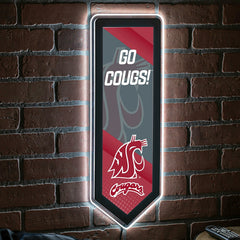 LED Wall Decor, Pennant, Washington State University, Collegiate, Home