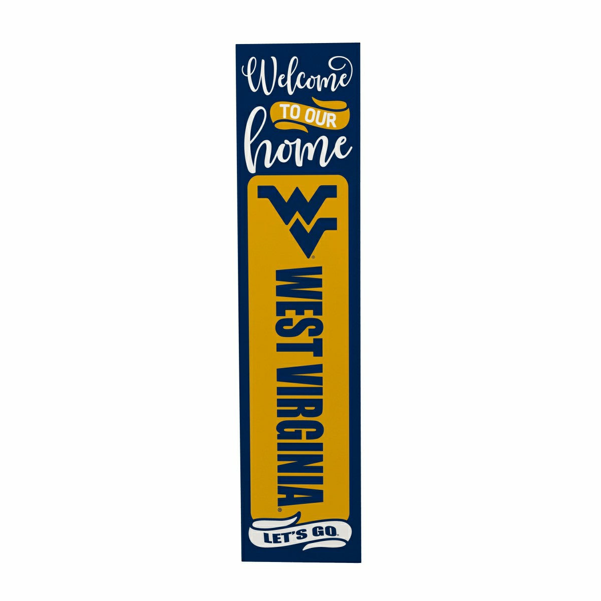 47" Double Sided Leaner, West Virginia University, Halloween, Collegiate, Home