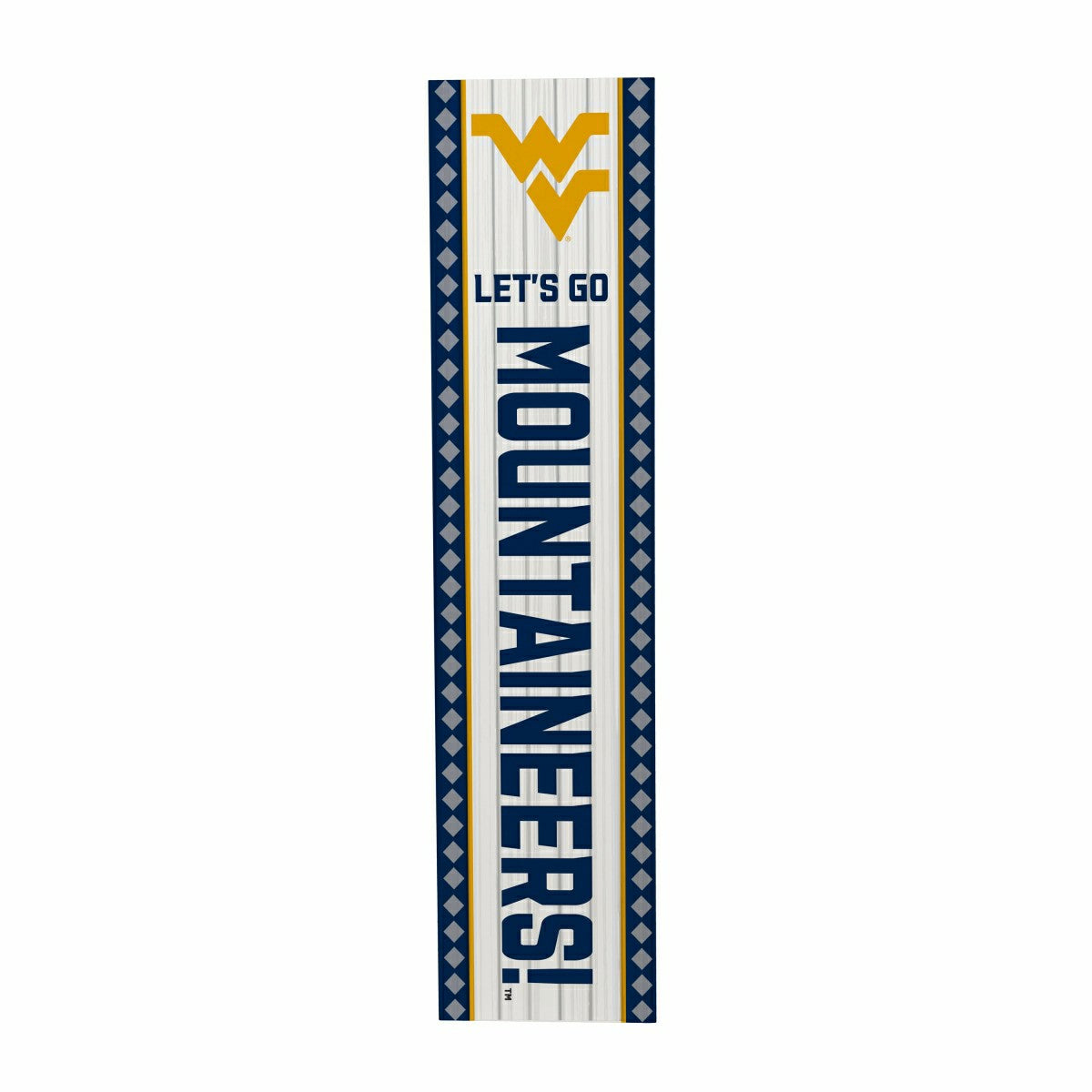 47" Double Sided Leaner, West Virginia University, Christmas, Collegiate, Home