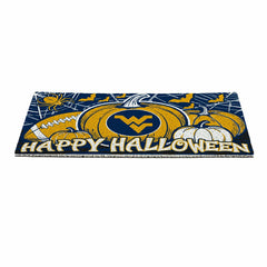 West Virginia University Halloween PVC Mat, 28"x16", Collegiate