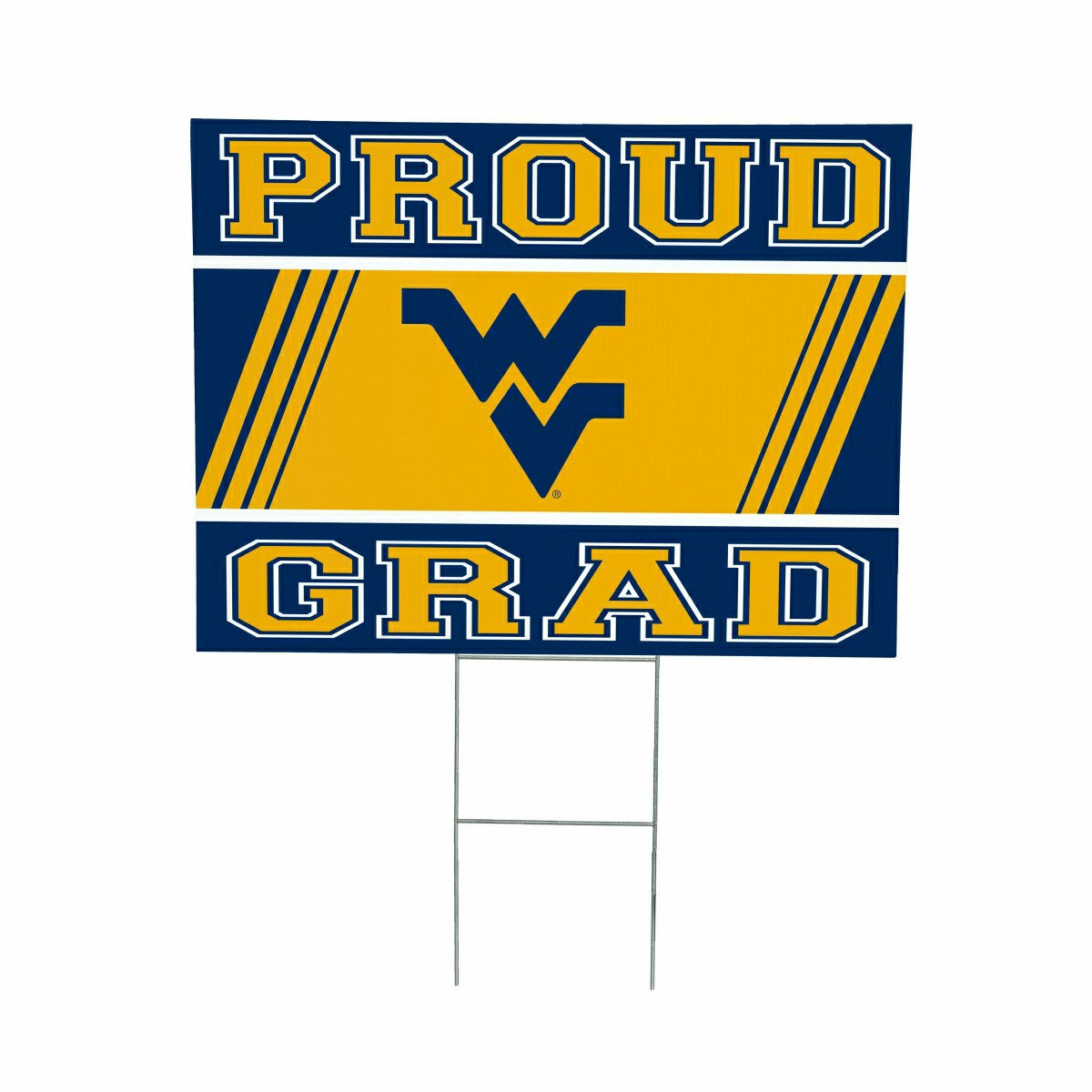 West Virginia University Coroplast Yard Sign Graduate, Collegiate, Home