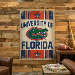University of Florida, Canvas Wall Tapestry, Large, 54x36, Home, Collegiate