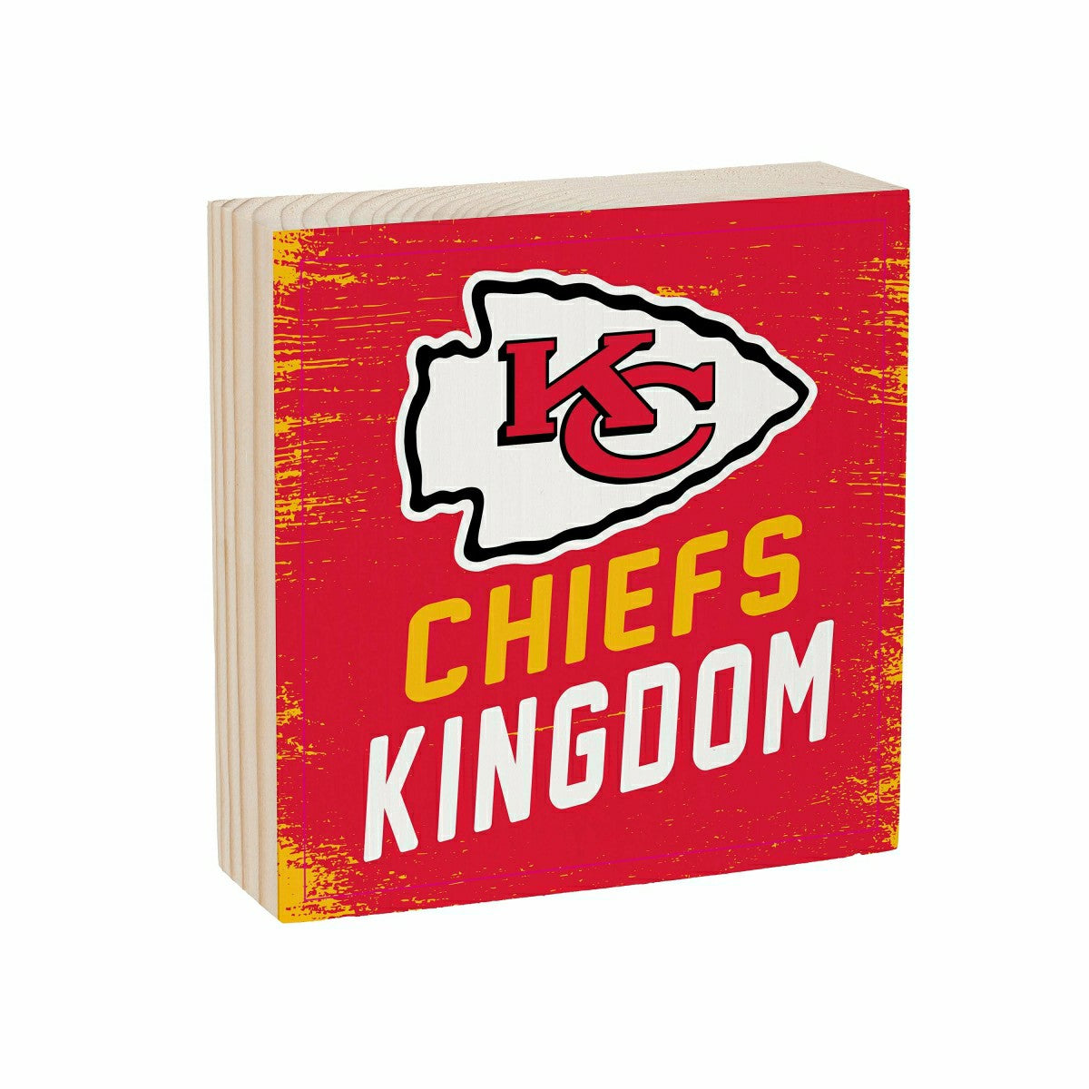 Kansas City Chiefs Plock, Down Home Fans, 6x6, Home, NFL