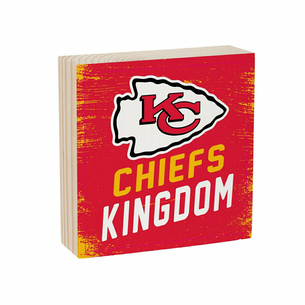 Kansas City Chiefs Plock, Down Home Fans, 6x6, Home, NFL