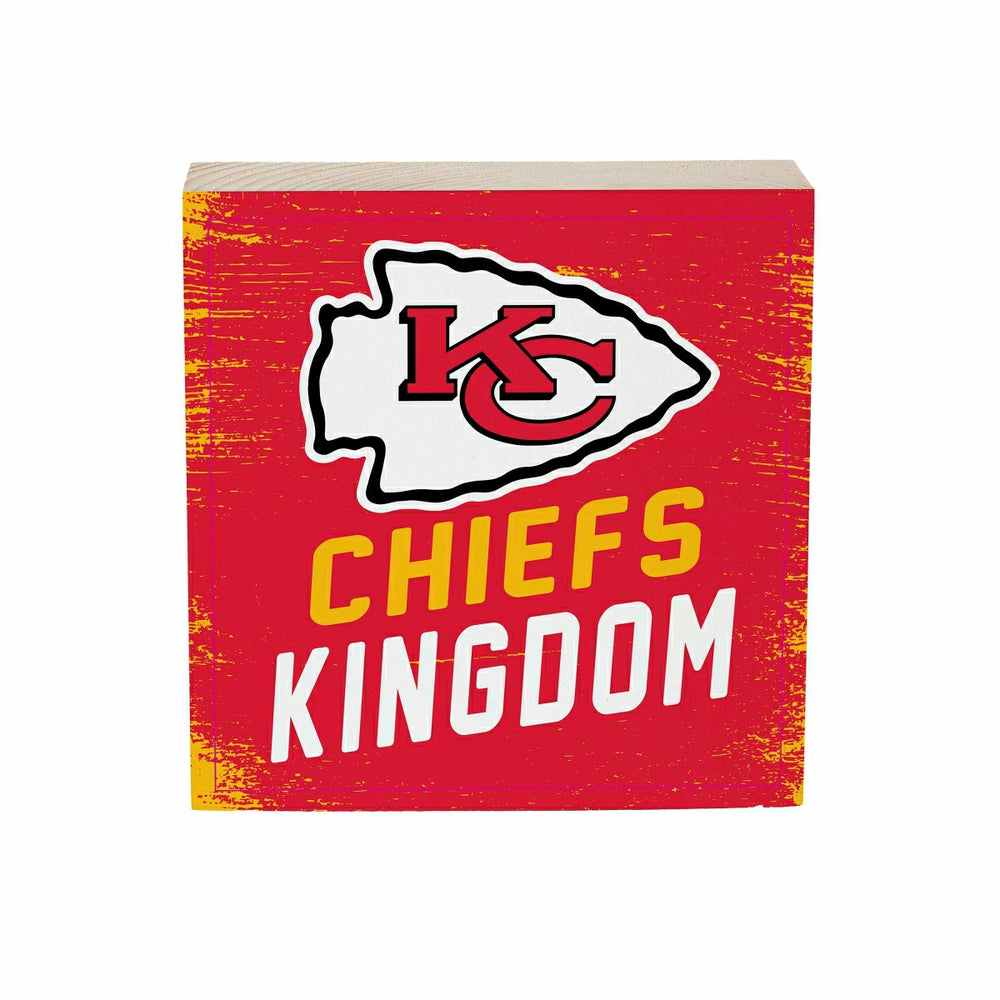 Kansas City Chiefs Plock, Down Home Fans, 6x6, Home, NFL