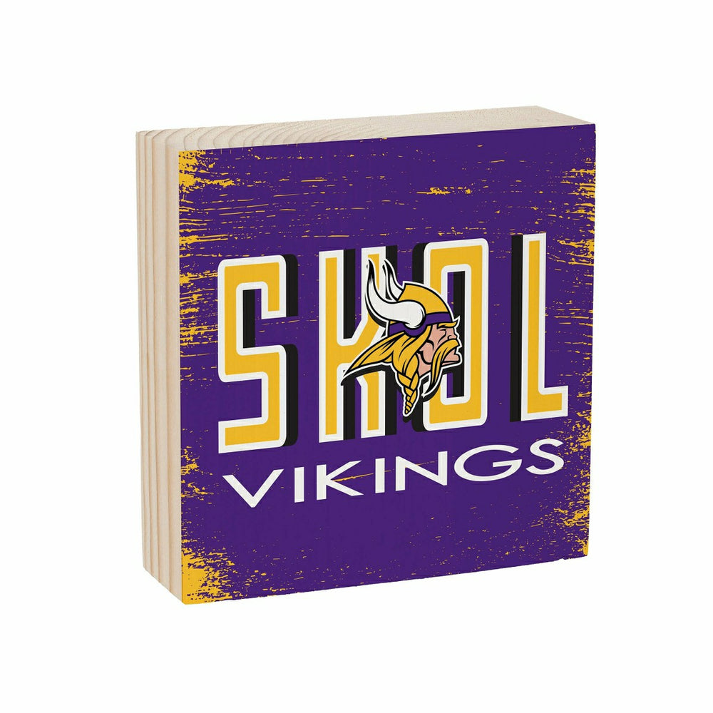 Minnesota Vikings Plock, Down Home Fans, 6x6, Home, NFL