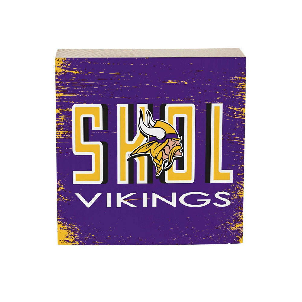 Minnesota Vikings Plock, Down Home Fans, 6x6, Home, NFL