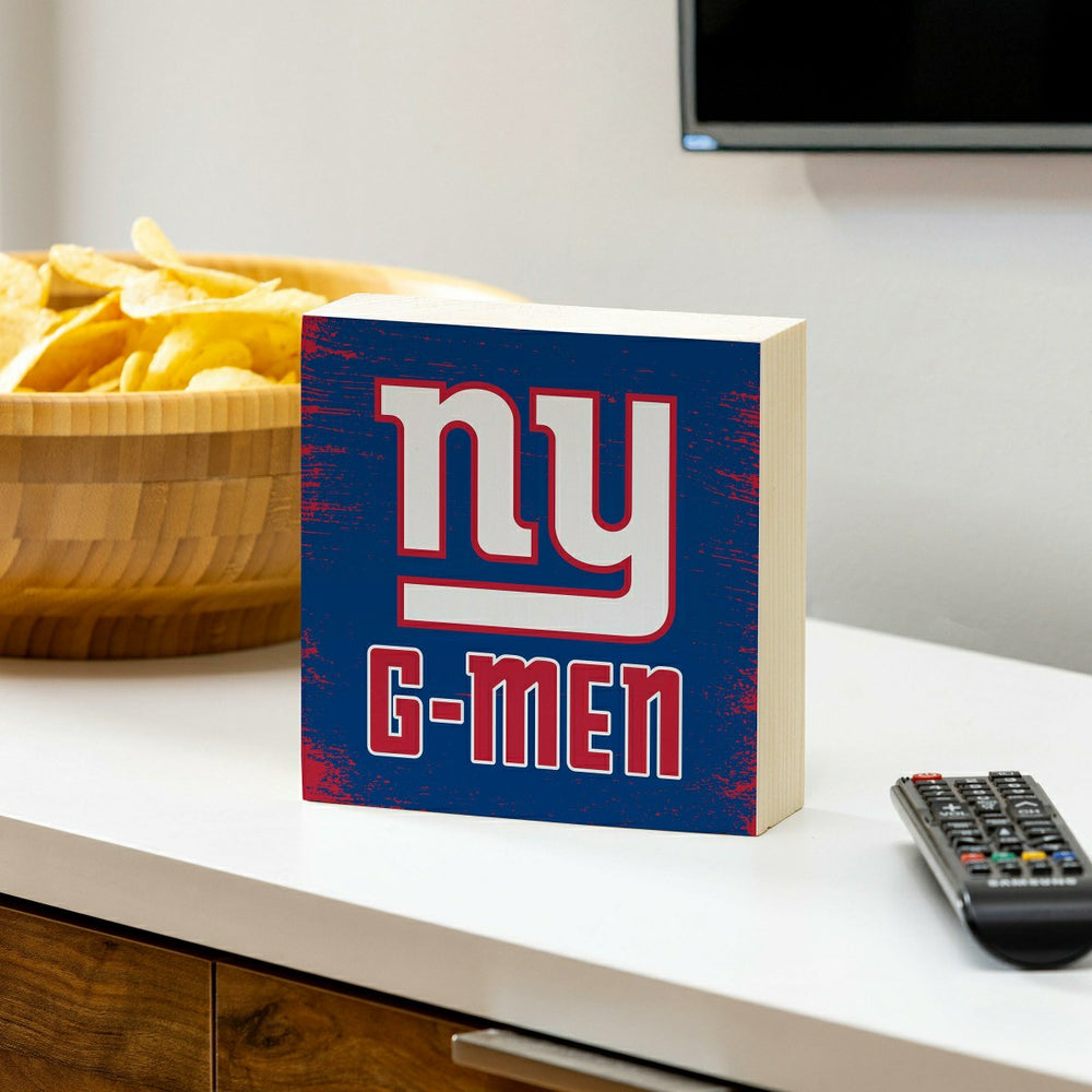 New York Giants Plock, Down Home Fans, 6x6, Home, NFL