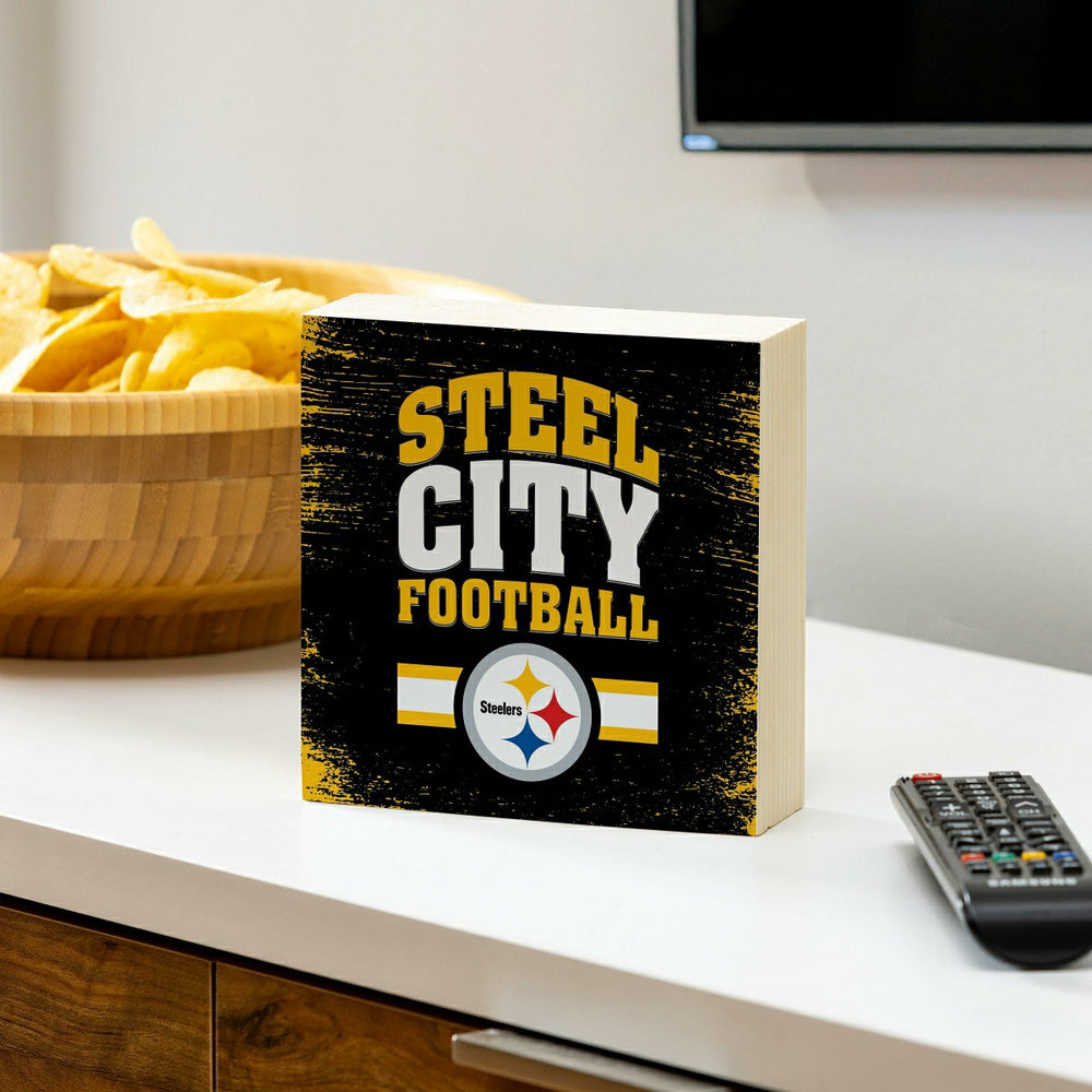 Pittsburgh Steelers Plock, Down Home Fans, 6x6, Home, NFL