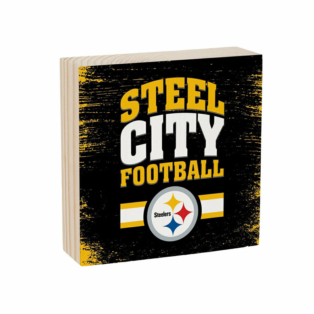 Pittsburgh Steelers Plock, Down Home Fans, 6x6, Home, NFL