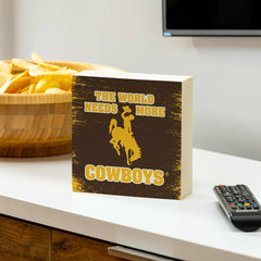University of Wyoming Plock, Down Home Fans, 6x6, Home
