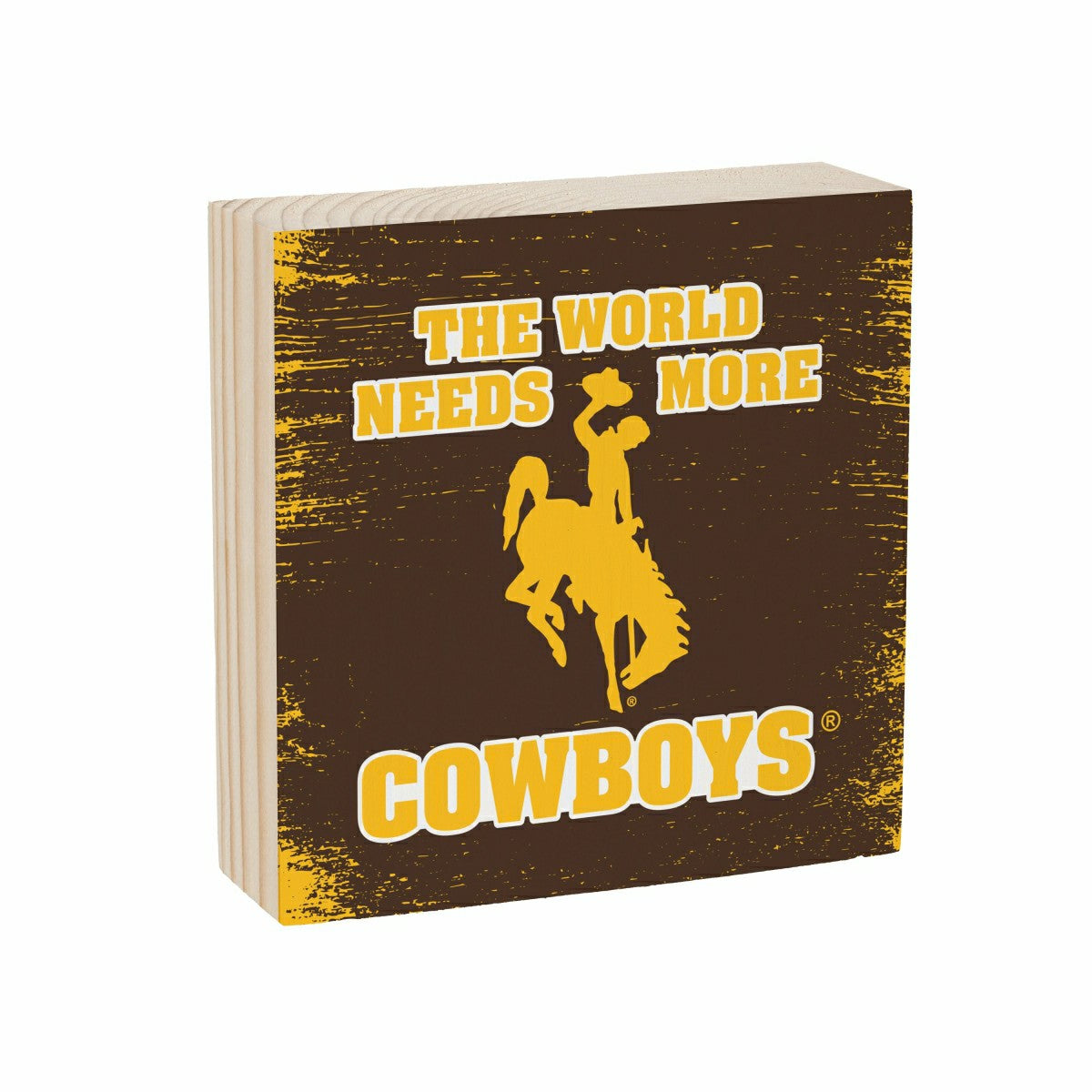 University of Wyoming Plock, Down Home Fans, 6x6, Home