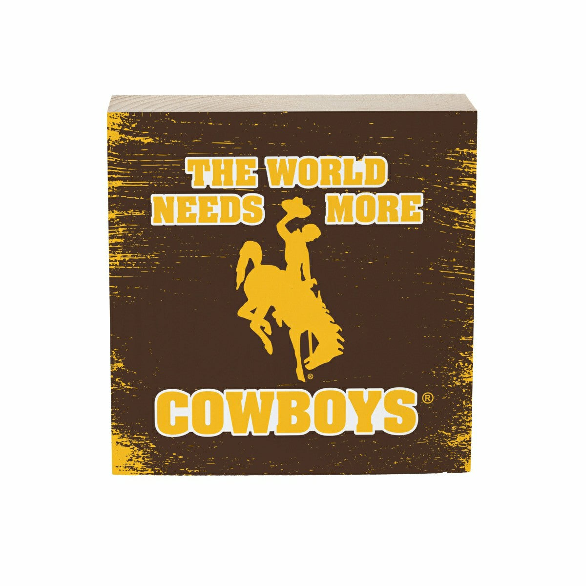 University of Wyoming Plock, Down Home Fans, 6x6, Home