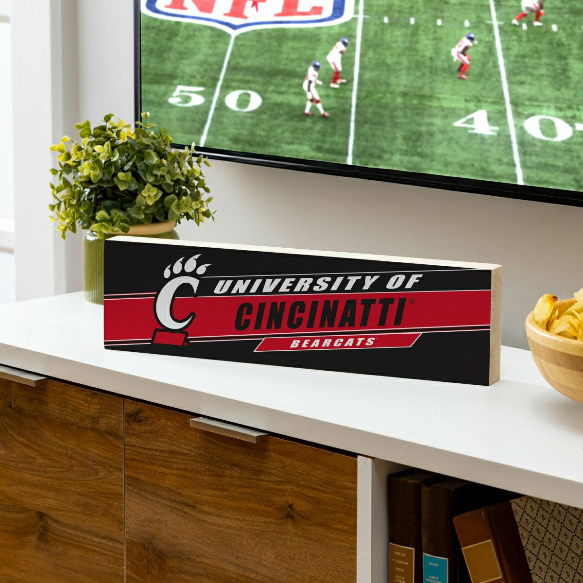 University of Cincinnati Mantle Sign, Down Home Fans, 5x18, Home