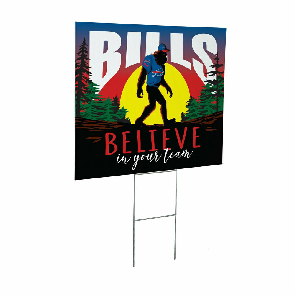Buffalo Bills Yard Sign, Bigfoot, NFL, Home