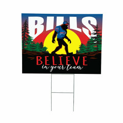 Buffalo Bills Yard Sign, Bigfoot, NFL, Home