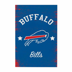 Buffalo Bills Wood Wall Sign, 16x24, NFL, Home