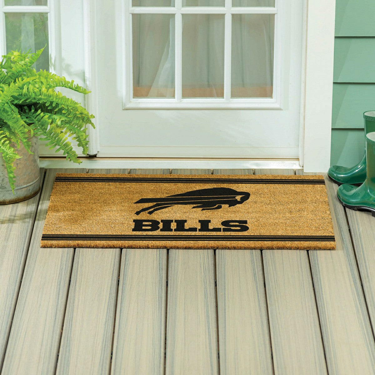 Buffalo Bills Large One Color Coir Mat, 36"x24", NFL