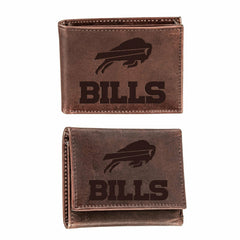 Buffalo Bills, Bi-Fold and Tri-Fold Wallet Gift Set, Brown, NFL, Home