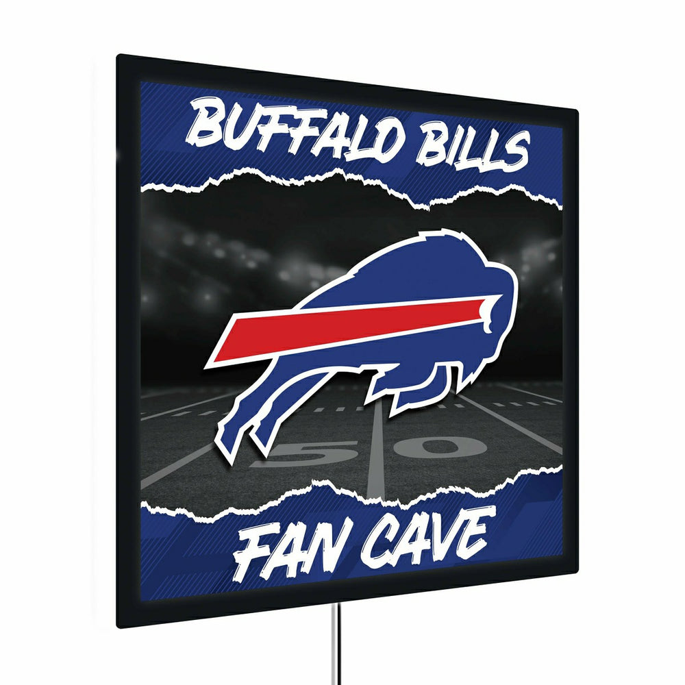 Buffalo Bills 23"H x 23"L LED Wall Decor, Edgelite, Square, NFL, Home