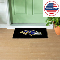 Full Color PVC Mat, 16" x 28", Baltimore Ravens, NFL