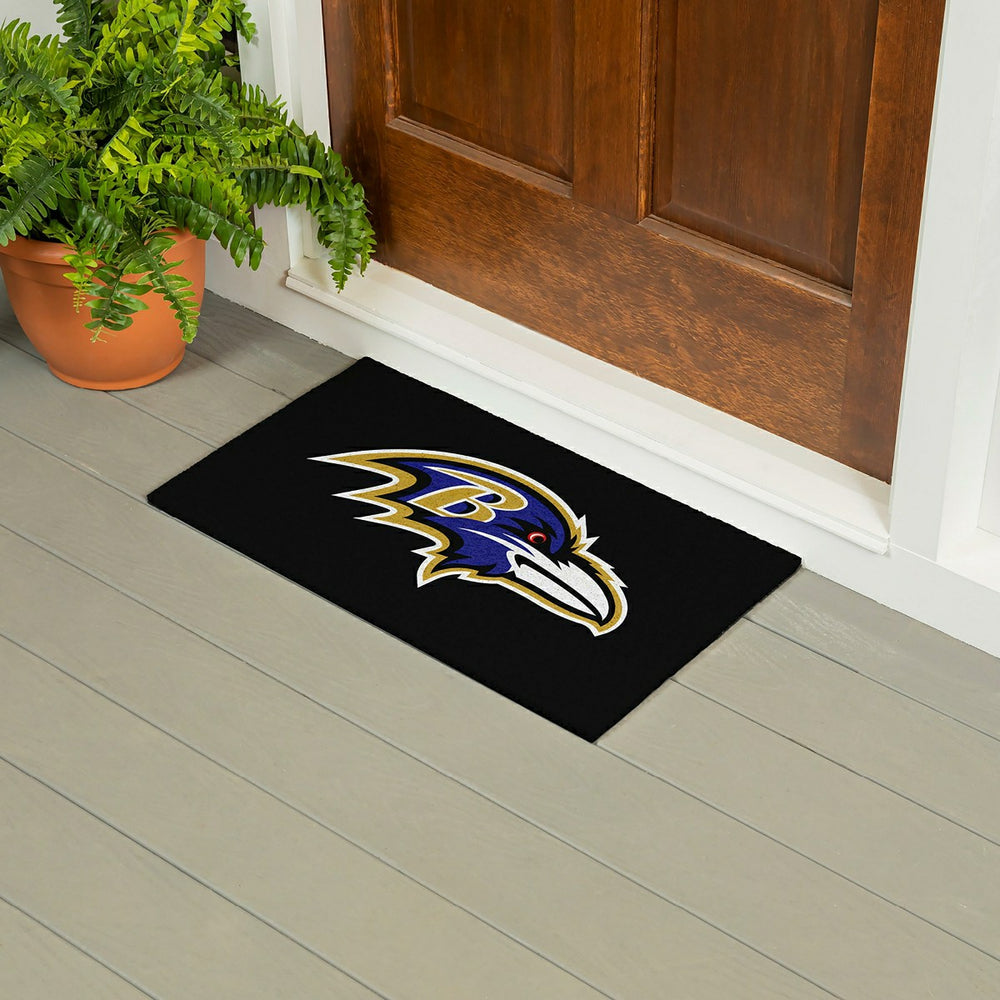 Full Color PVC Mat, 16" x 28", Baltimore Ravens, NFL