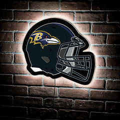 LED Wall Decor, Helmet, Baltimore Ravens, NFL, Home