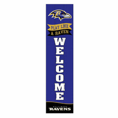 Baltimore Ravens Large Single Sided Leaner, 46", NFL, Home