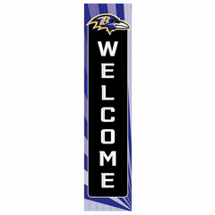 Baltimore Ravens Summer Seasonal Single Sided Large Leaner, 46", NFL, Home