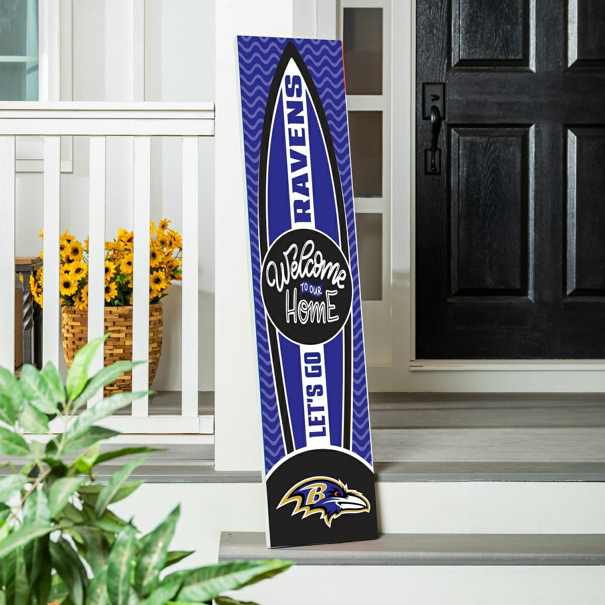Baltimore Ravens Summer Seasonal Surfboard ECM Exclusive 47" Single Si, NFL, Home