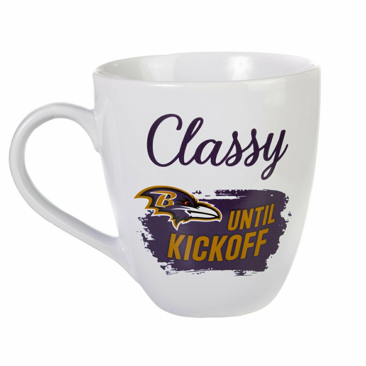Baltimore Ravens, Ceramic Cup O'Java 17oz Gift Set, NFL, Home