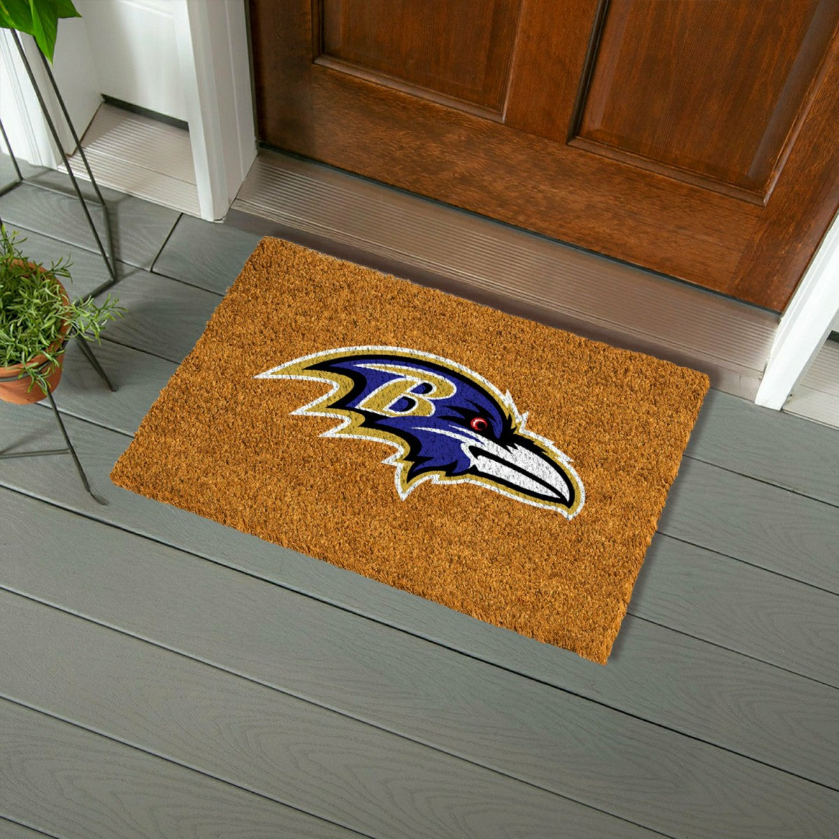 Coir Mat, 16"x28", Baltimore Ravens, NFL