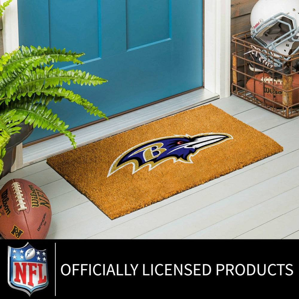 Coir Mat, 16"x28", Baltimore Ravens, NFL