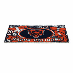 Chicago Bears Holiday PVC Mat, 28"x16", NFL