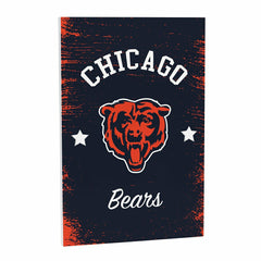 Chicago Bears Wood Wall Sign, 16x24, NFL, Home