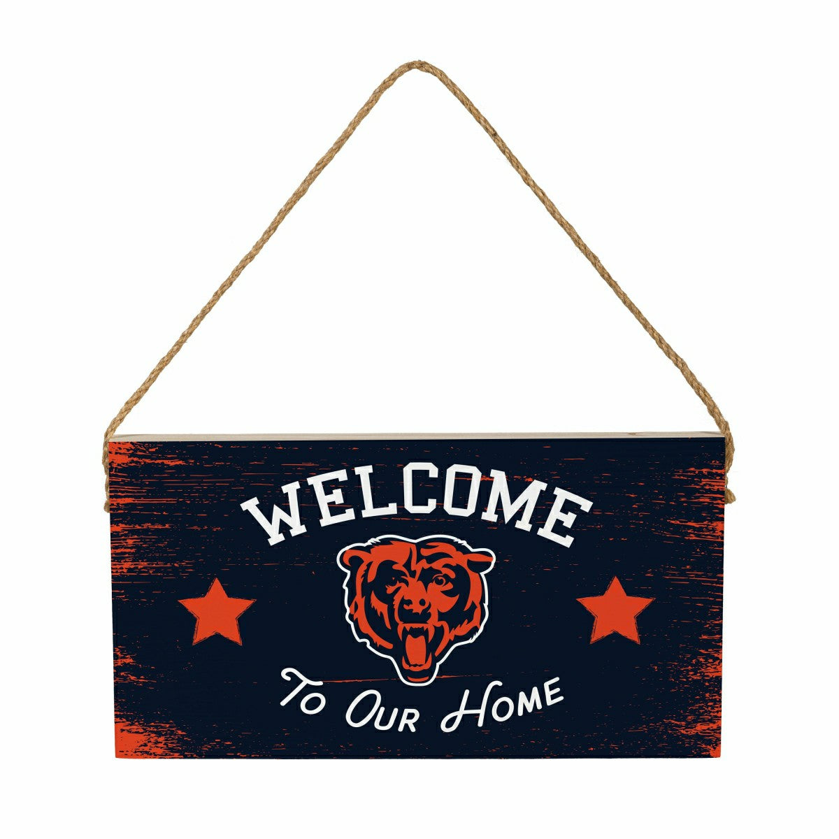 Chicago Bears Wood Wall Sign, 6x11, NFL, Home