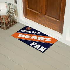 Chicago Bears, PVC Mat COLOR, Home of a Fan, NFL