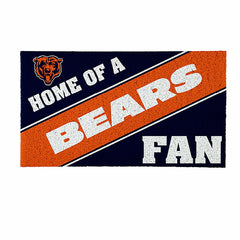 Chicago Bears, PVC Mat COLOR, Home of a Fan, NFL